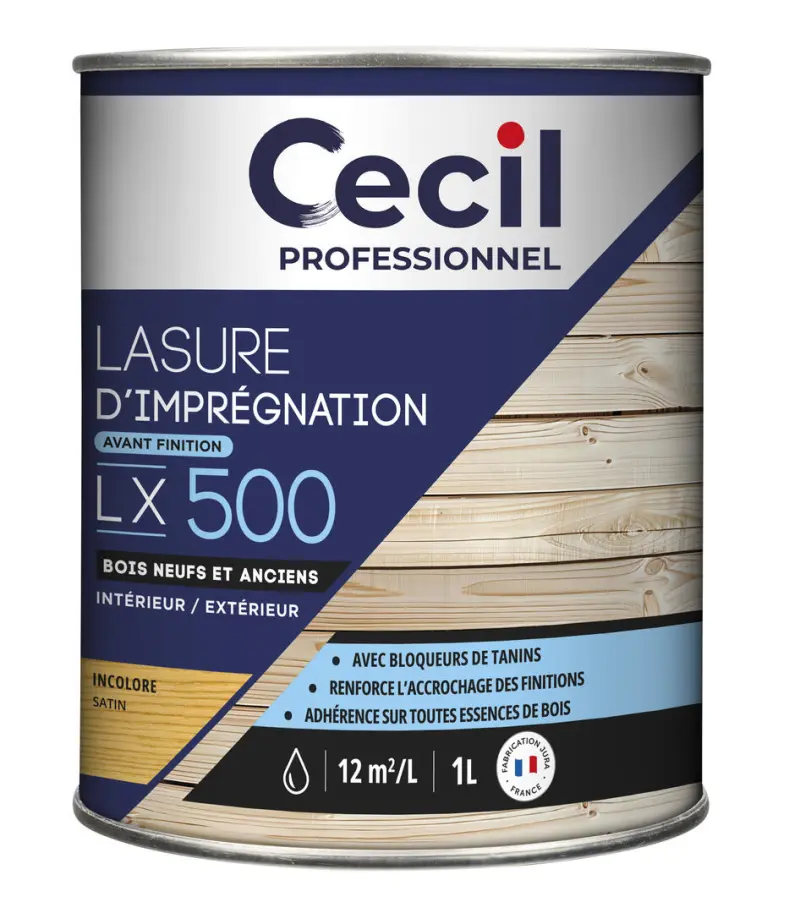 Lasure d'imprégnation Cecil Pro